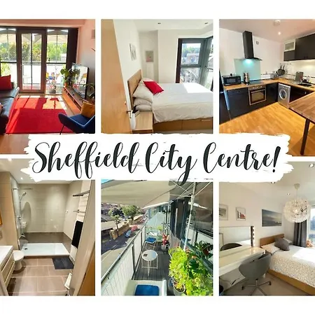 Sheffield City Centre Apartment & Balcony Exterior photo